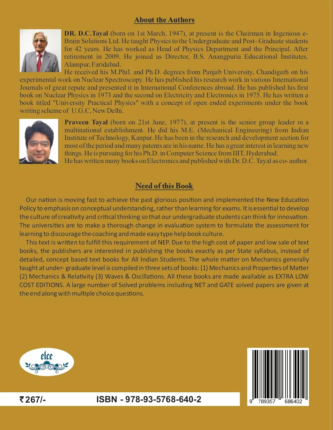 Mechanics and Relativity: The Text Book on Mechanics, Theory of Relativity, Dynamics of Particles and Rigid Bodies, Central forces