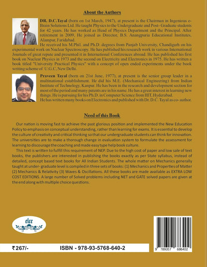 Mechanics and Relativity: The Text Book on Mechanics, Theory of Relativity, Dynamics of Particles and Rigid Bodies, Central forces