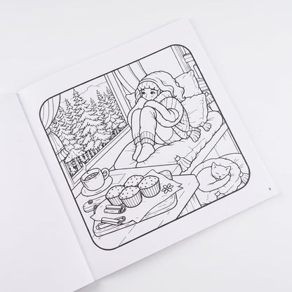 Cozy Cravings Colouring Book – Cute Dessert Colouring Book for Adults, Teens & Kids | Girly Moments, Cozy Girl Moments, Cakes, Coffee, Ice Cream, Sweet Treats & Easy Colouring Pages (Cozy Series)