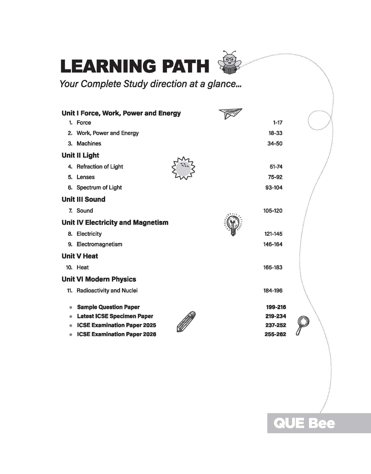 Arihant ICSE Physics Class 10 Exam 2026-27 | Quick Theory, Exam Pattern Questions & Sample Papers | As per Latest ICSE Syllabus | Que Bee 2nd Edition 2027