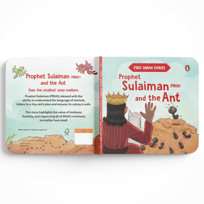 First Quran Stories: Prophet Sulaiman (PBUH) and the Ant: An Illustrated Story Book for Kids About Prophet | Inspirational Islamic Story | Teaches About Kindness, Respect & Wisdom | Ages 5+ [Select Learning]