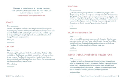 101 Ways to Say Thank You: Notes of Gratitude for Every Occasion