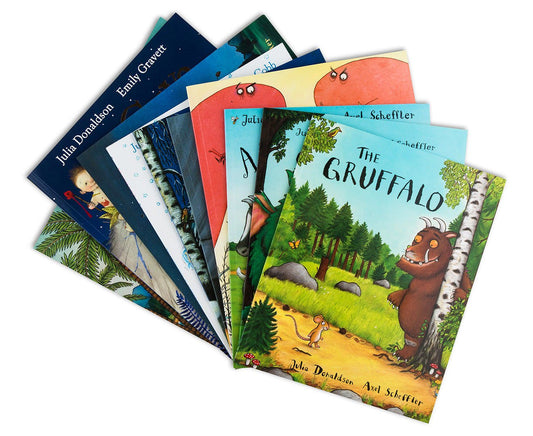 Julia Donaldson X10 Books Pack (with Carry bag) by Julia Donaldson book cover