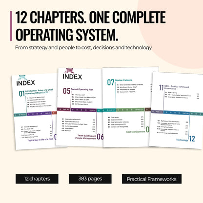 The COO Playbook: How COOs Think, Plan, Execute, and Lead Teams | Operations Management, Business Strategy, Leadership, Process Improvement, ... & Executive Management (Zebra Learn)
