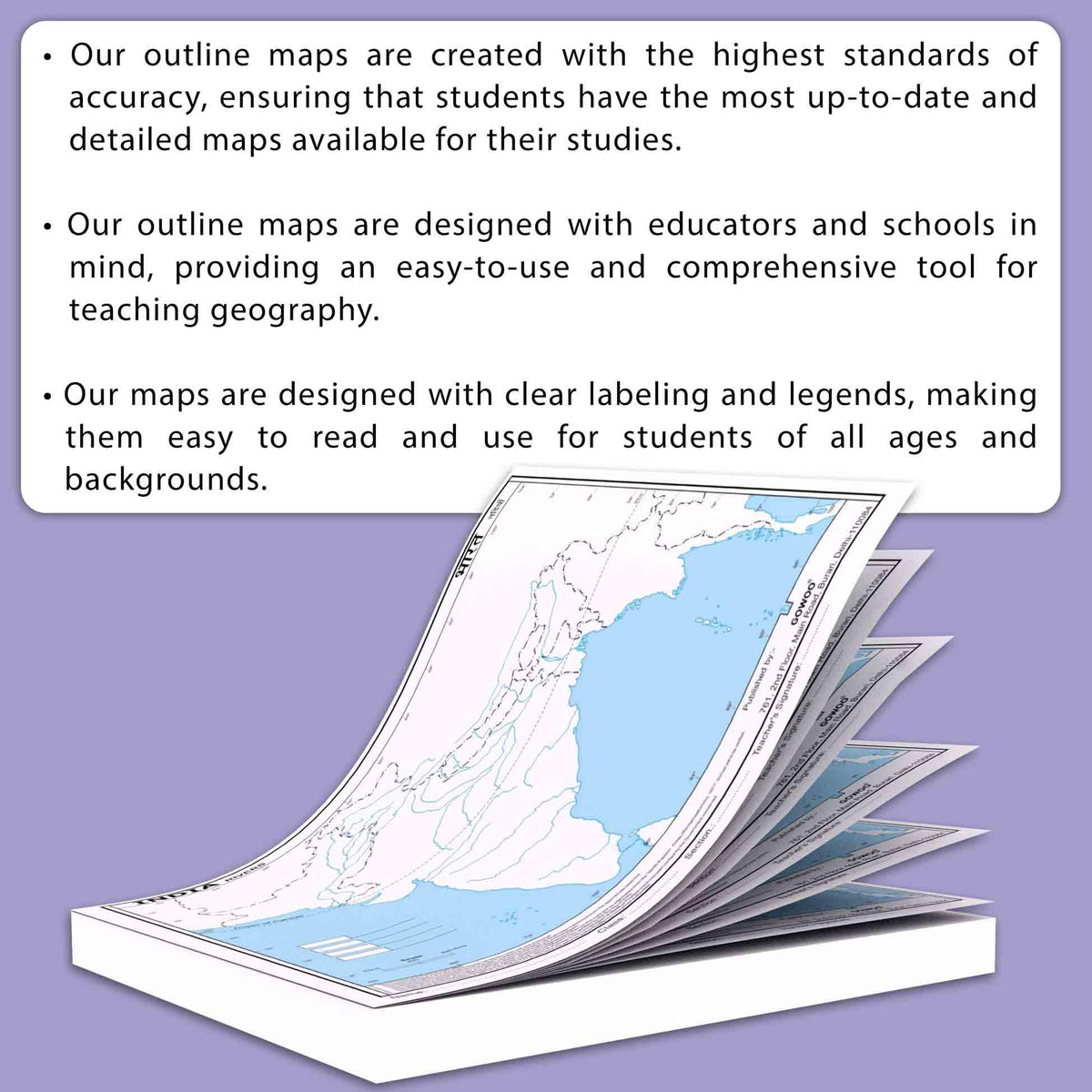 SMALL - 100 INDIA RIVER OUTLINE MAP FOR SCHOOL and SMALL - 100 WORLD RIVER OUTLINE MAP FOR SCHOOL | Combo of 2