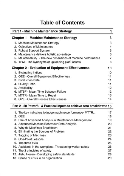 TPM Total Productive Maintenance Challenges for Today & Tomorrow in.. Machine Maintenance Engineering