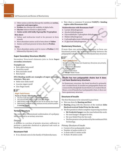 Self Assessment and Review of Biochemistry, 10/E for NEET PG, INI-CET and FMGE Aspirants | Chapterwise Concept Notes, High-yield Points, Quick Review and Solved PYQs with Explanations (2019-2025): 1