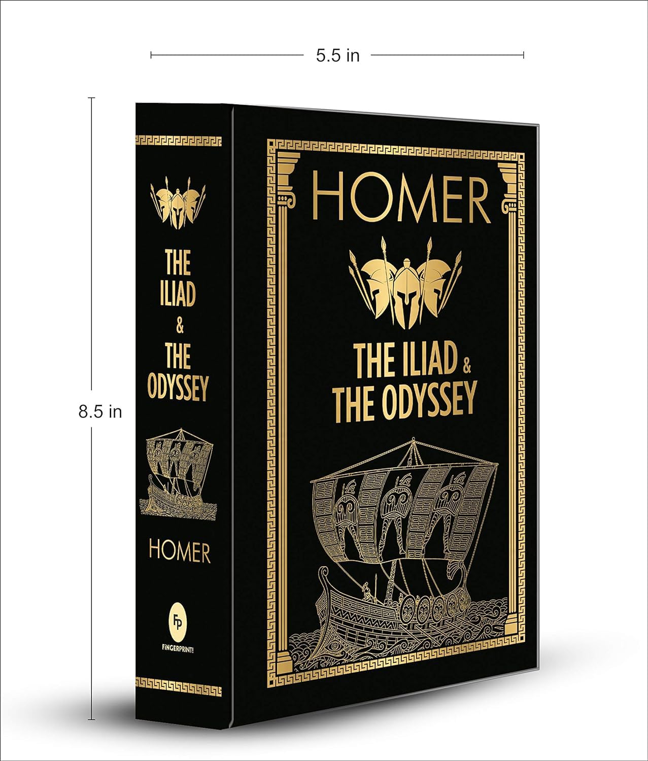 HOMER: The Iliad & the Odyssey (Deluxe Hardbound Edition)