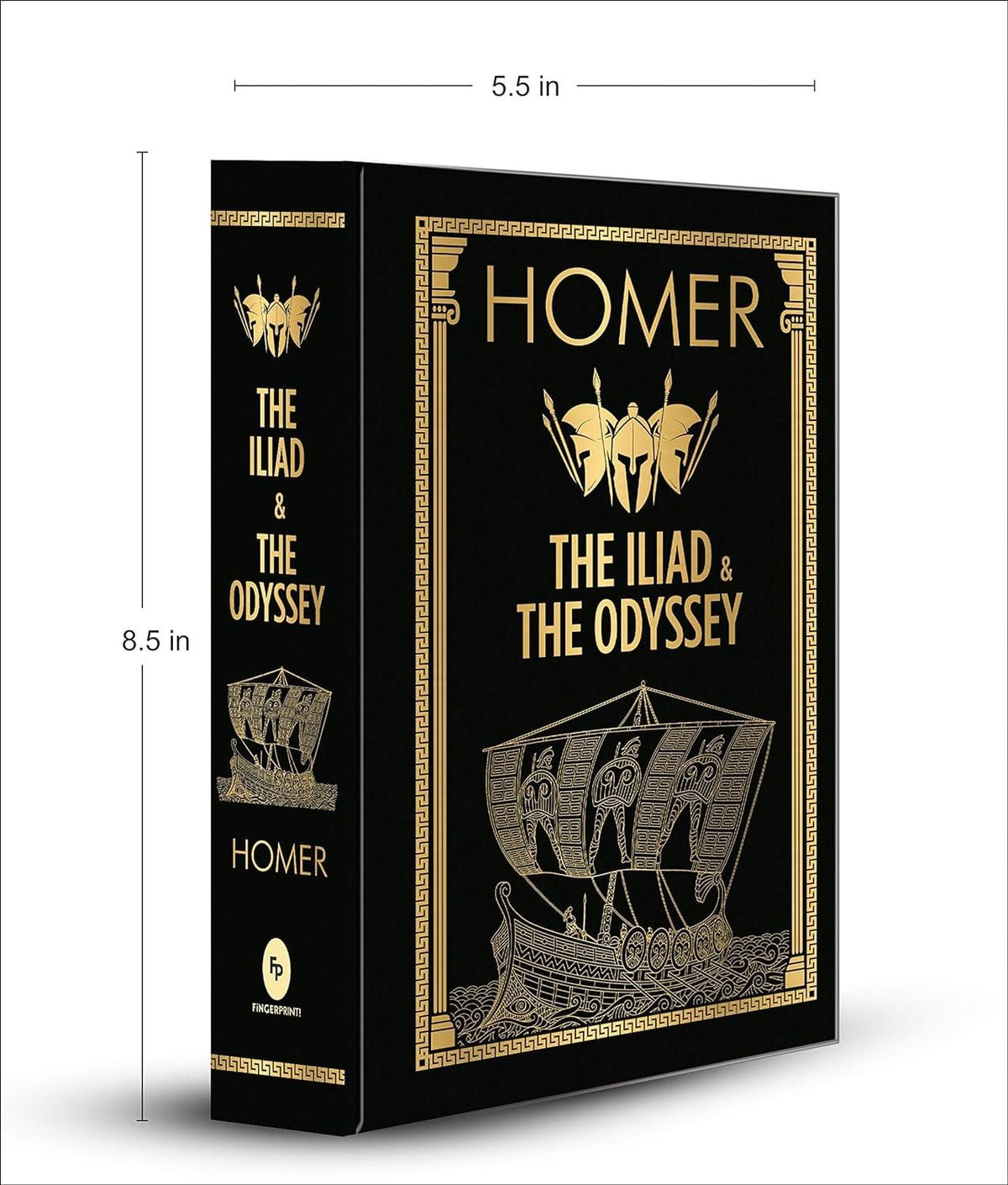 HOMER: The Iliad and The Odyssey (Deluxe Hardbound Edition)