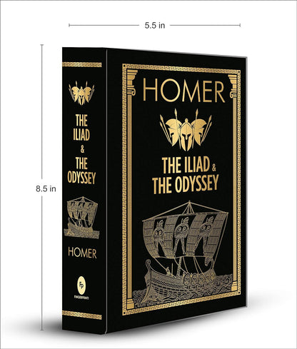 HOMER: The Iliad and The Odyssey (Deluxe Hardbound Edition)