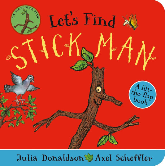 LETS FIND STICK MAN (WITH FELT FLAPS) book cover