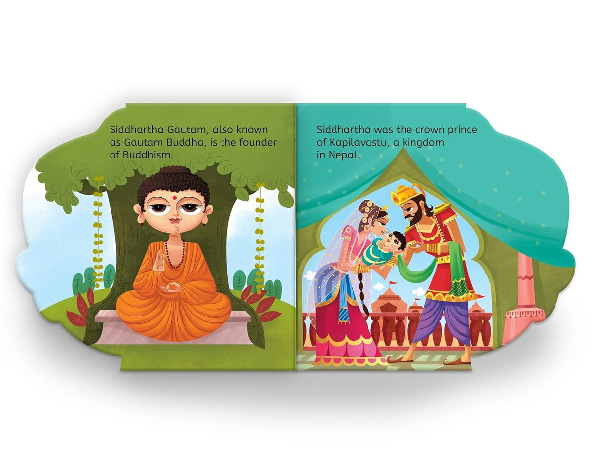 My First Shaped Board Book: Illustrated Buddha Hindu Mythology Picture Book for Kids Age 2+ (Indian Gods and Goddesses)