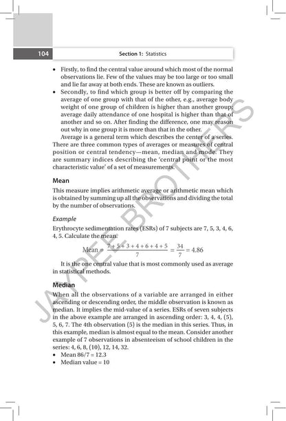 Mahajan's Methods in Biostatistics for Medical Students and Research Workers, 11/E | New Chapters on Nonparametric Tests and Kaplan-Meier Survival Analysis | Chapter-wise Question Bank: 1