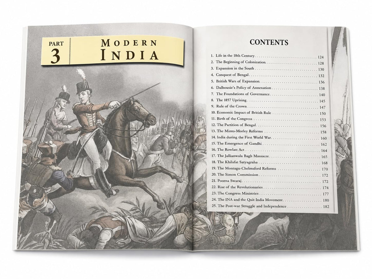 Encyclopedia of Indian History: A Fascinating Journey Through Ancient, Medieval & Modern India | Comprehensive Historical Reference Book For kids 10+