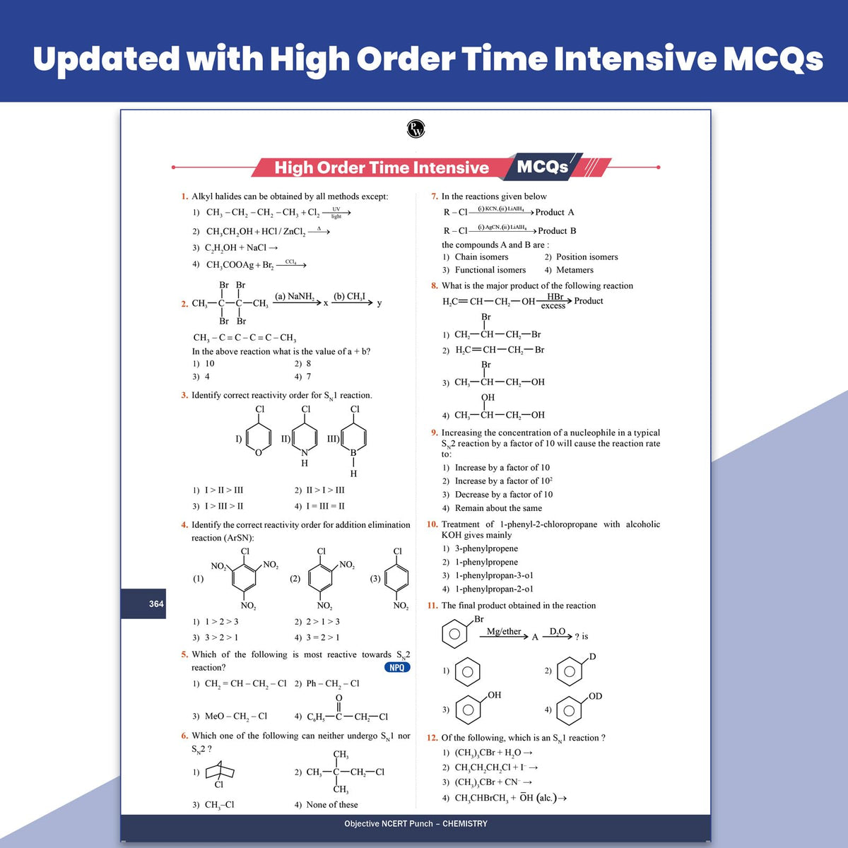 PW Objective NCERT Punch 5.0 Physics, Chemistry and Biology Combo Set of 3 Books l Updated with Most Probable NEET Potential Questions (NPQ) For End Time Preparation