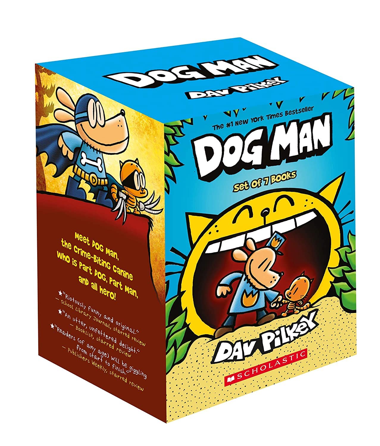 Dog Man Box Of 7 Books book cover