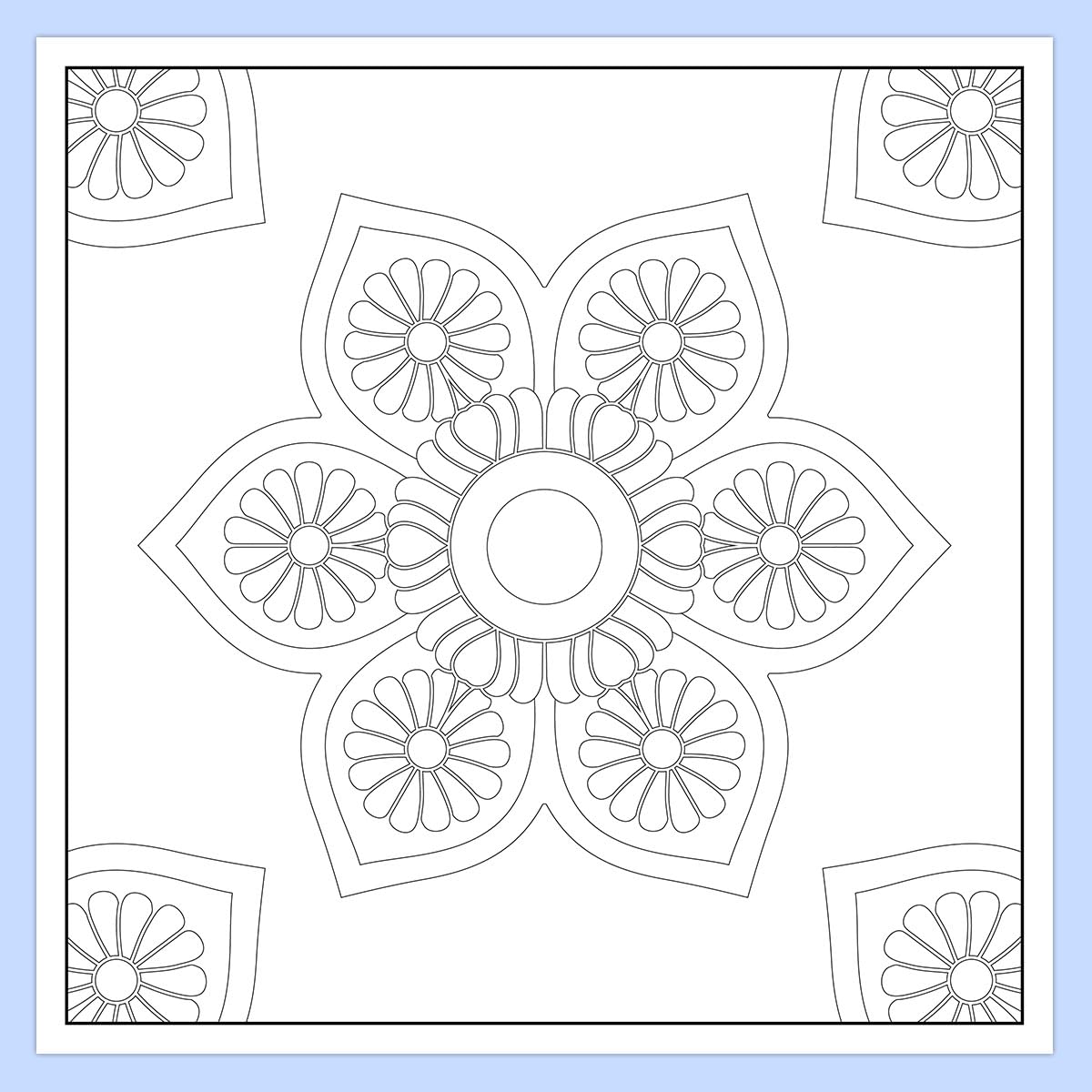 Mandala Colouring Book for Kids | Best Selling Mandala Art Kit in India | Premium Quality Drawing & Painting Book for Kids | Two Brothers Publications