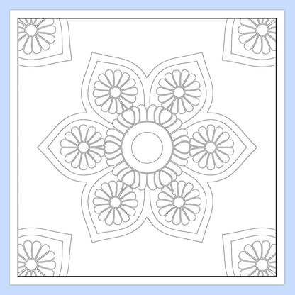 Mandala Colouring Book for Kids | Best Selling Mandala Art Kit in India | Premium Quality Drawing & Painting Book for Kids | Two Brothers Publications