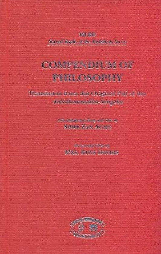 Compendium of Philosophy: Translation from the Original Pali of the Abhidhammattha - Sangaha book cover