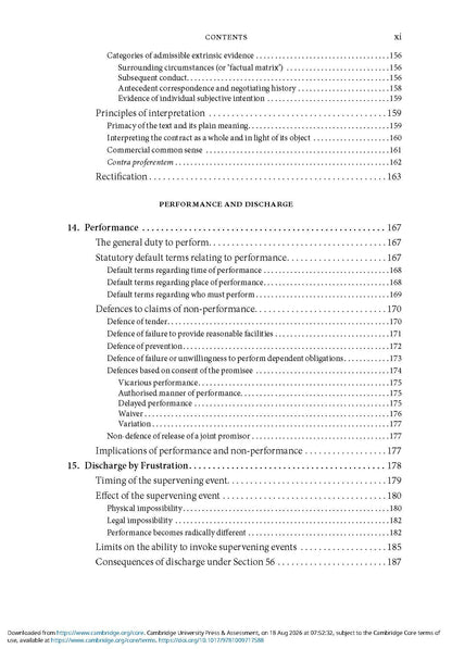 Fundamentals of Indian Contract Law (Cambridge Studies in Law India)