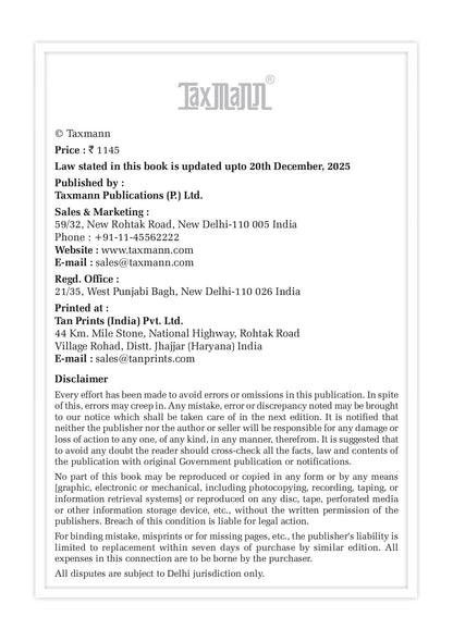 Taxmann's Corporate Laws [POCKET] – Single-desk | Up-to-date Statutory Reference that Consolidates the Annotated Companies Act 2013 with Key Allied Corporate & Economic Laws