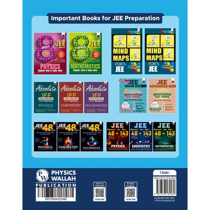 PW JEE Main 8 Years (2019 - 2026) PYQs Chemistry Chapterwise and Topicwise | All 162 Sets Previous Years Solved Papers For JEE Main 2027 Exams | Concentrate on Relevance