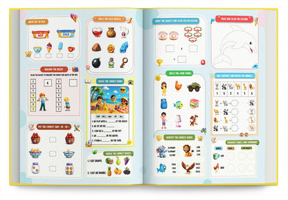 Activity Book for 7 + Year Old | Best Selling 1001 Brain Booster Activity Book for 7 Year Old | Kids Activity Book - Puzzle, Sudoku, Maze, Colouring, Dot To Dot, Matching, Seek & Find, Spot Difference