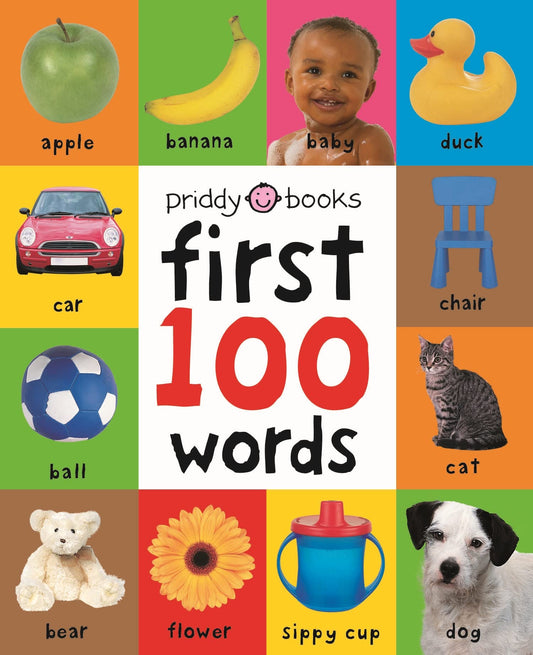 First 100 Words: A Padded Board Book by Roger Priddy book cover