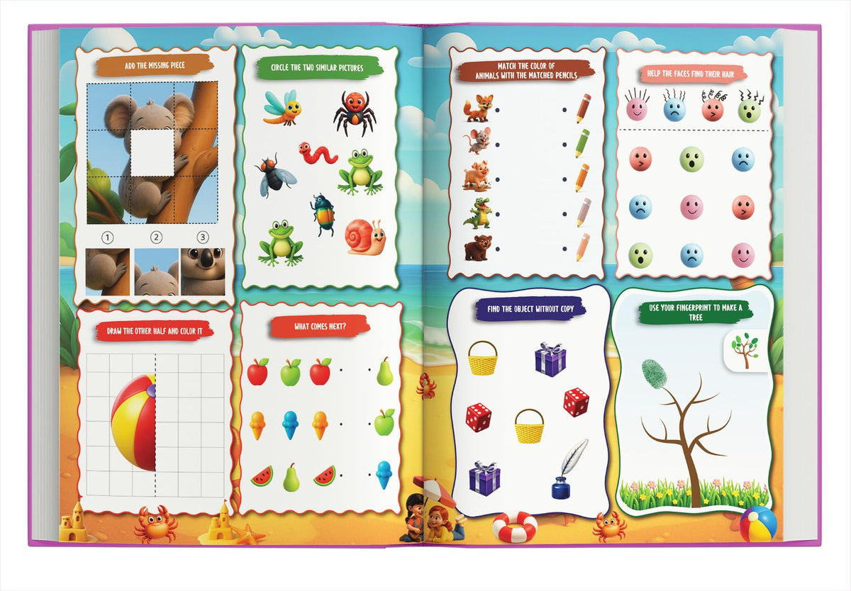 Activity Book for 3 Year Old | Best Selling 1001 Brain Booster Books for 3+ Year Old Children | Kids Activity Book - Puzzles, Mazes, Colouring, Dot-To-Dot, Matching, Seek & Find, Spot the Difference
