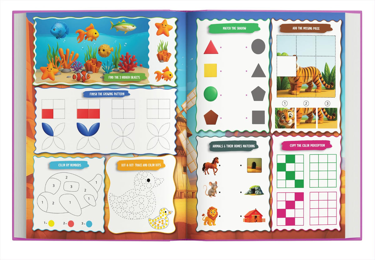 Activity Book for 3 Year Old | Best Selling 1001 Brain Booster Books for 3+ Year Old Children | Kids Activity Book - Puzzles, Mazes, Colouring, Dot-To-Dot, Matching, Seek & Find, Spot the Difference