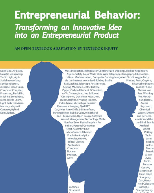 Entrepreneurial Behavior: Transforming an Innovative Idea Into an Entrepreneurial Product: Another O book cover