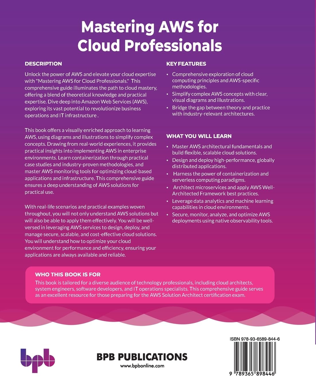 Mastering AWS for Cloud Professionals: Architecting, deploying, and managing cloud solutions on AWS (English Edition)