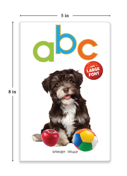 Abc - Board Book For Kids | Large Font | Age 0–5 Years | Early Alphabets Learning | Bold Letters | Bright Pictures | Letter Recognition | Babies | Toddlers | Preschoolers | Latest Edition