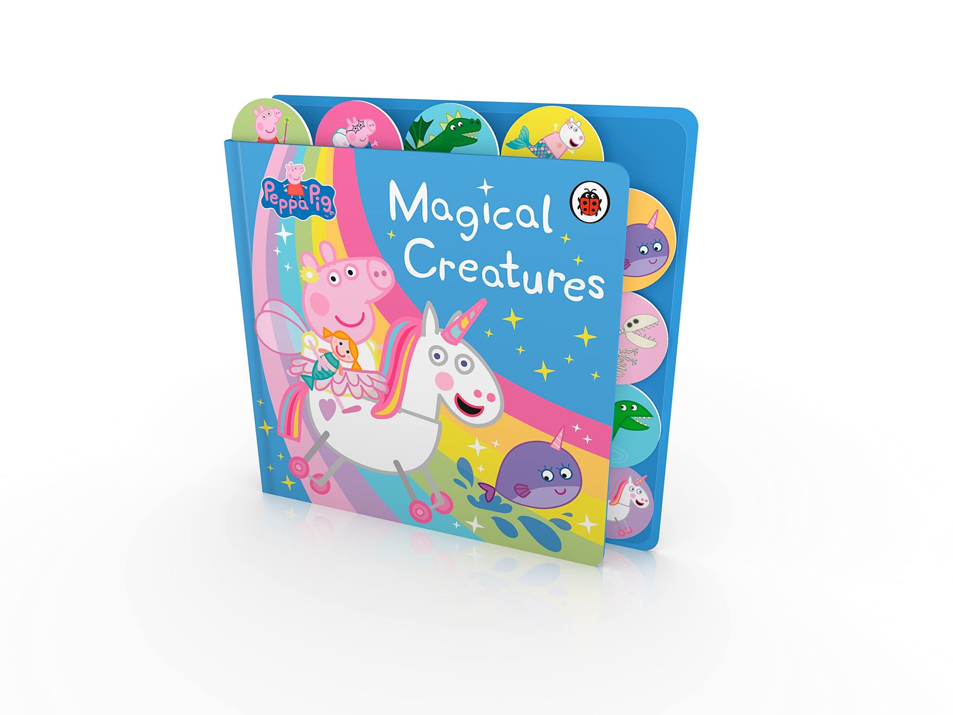 Peppa Pig: Magical Creatures Tabbed Board Book book cover