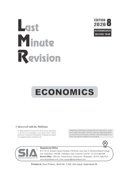 TG LMR Intermediate Second Year CEC Political Science (Civics), Economics, Commerce and Accountancy (3 Book Set) Edition 8 Latest & Updated 2026