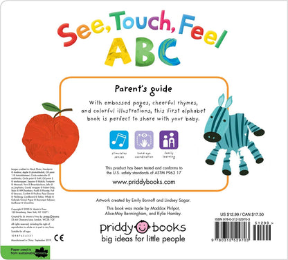 SEE TOUCH FEEL ABC: A First Sensory Alphabet Book: 1
