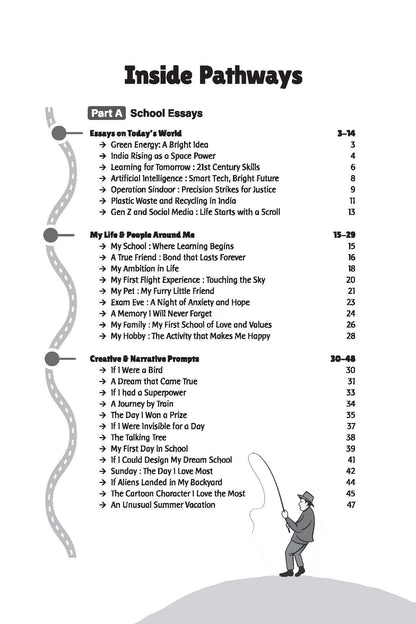 Arihant Pathways English Essays & Creative Writing for Classes 6–8 | 100+ Model Essays, Vocabulary Booster & Creative Writing Tasks | Improve School Writing, Grammar & Expression Skills