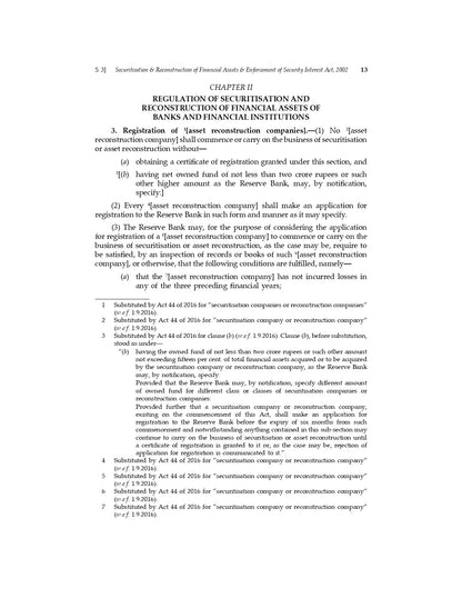 Lawmann's Securitisation and Reconstruction of Financial Assets and Enforcement of Security Interest Act, 2002 | SARFAESI Rules | Bare Act with Comments