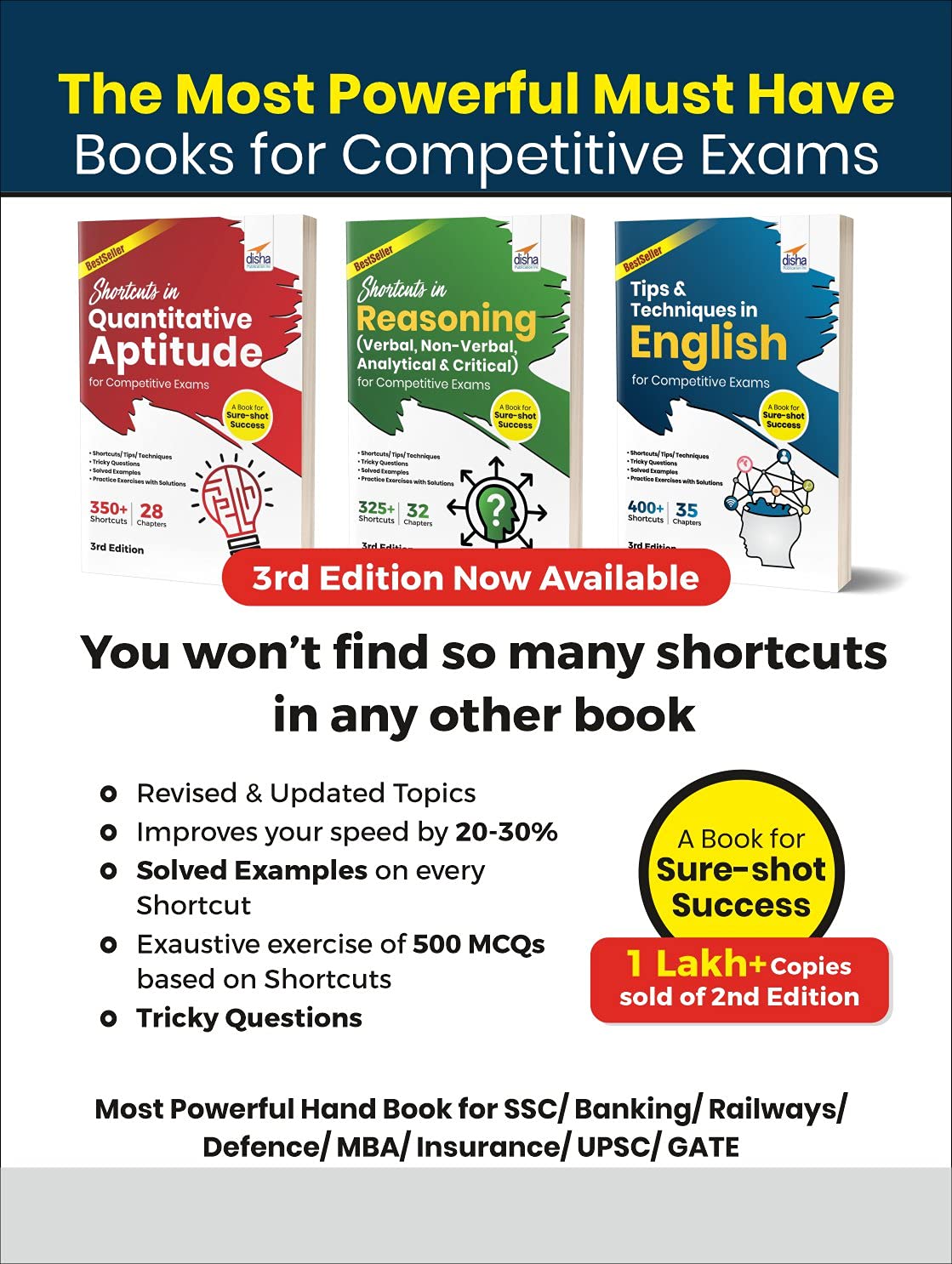 Combo (3) Shortcuts QA / Rsning/ Eng 2nd Edn 620 (*******7 Set(s) - 3 Vol. Each*******)