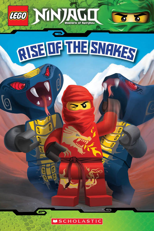 LEGO® NINJAGO READER #4: RISE OF THE SNAKES book cover