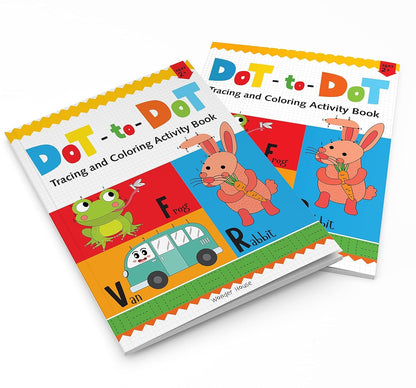 Preschool Activity Book | Dot-To-Dot – Tracing And Coloring Activity Book For Kids Ages 3–5 | Connect The Dots, Trace Lines & Color Fun Shapes And Animals | 2+ Hours Of Early Learning & Creativity