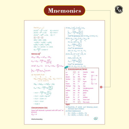 PW Chemistry Med Easy | Pankaj Sir Handwritten Chemistry Notes | NEET/JEE & Board Exams Prep Book with Formulas, Tips, Tricks & Quick Revision