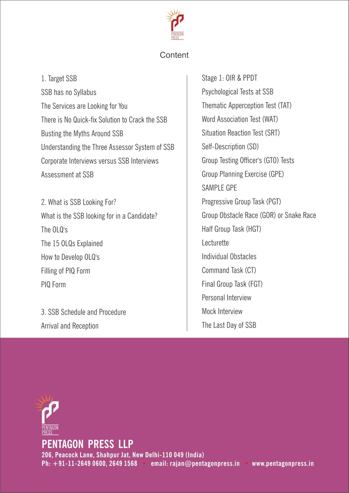 SSB Interview Complete Guide by Col (Dr) Mohinder Pal Singh – DIY Manual for GTO, Psychology Tests & Personal Interview | Includes 15 OLQs & Practice Workbook (Volume 1)