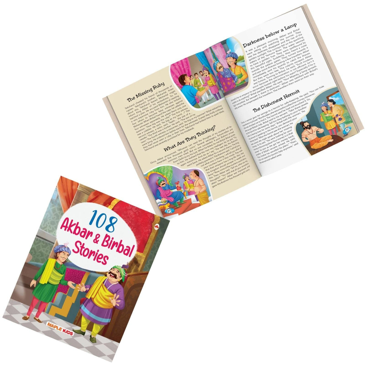 108 Akbar Birbal Stories (Illustrated) - Story Book for Kids - Classic Tales of India - Bedtime Stories 3 Years to 10 Years Old - English Short Stories for Children - Read Aloud to Infants, Toddlers