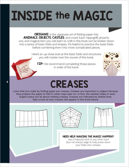 Harry Potter Origami: Fifteen Paper-Folding Projects Straight from the Wizarding World! (Harry Potter)