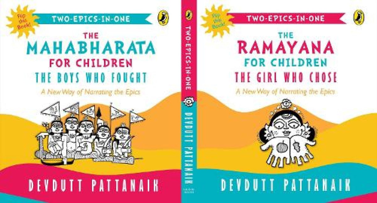 The Girl Who Chose & The Boys Who Fought: Two-Epics-in-One, A New Way of Narrating the Ramayana and Mahabharata to Children | Flip book