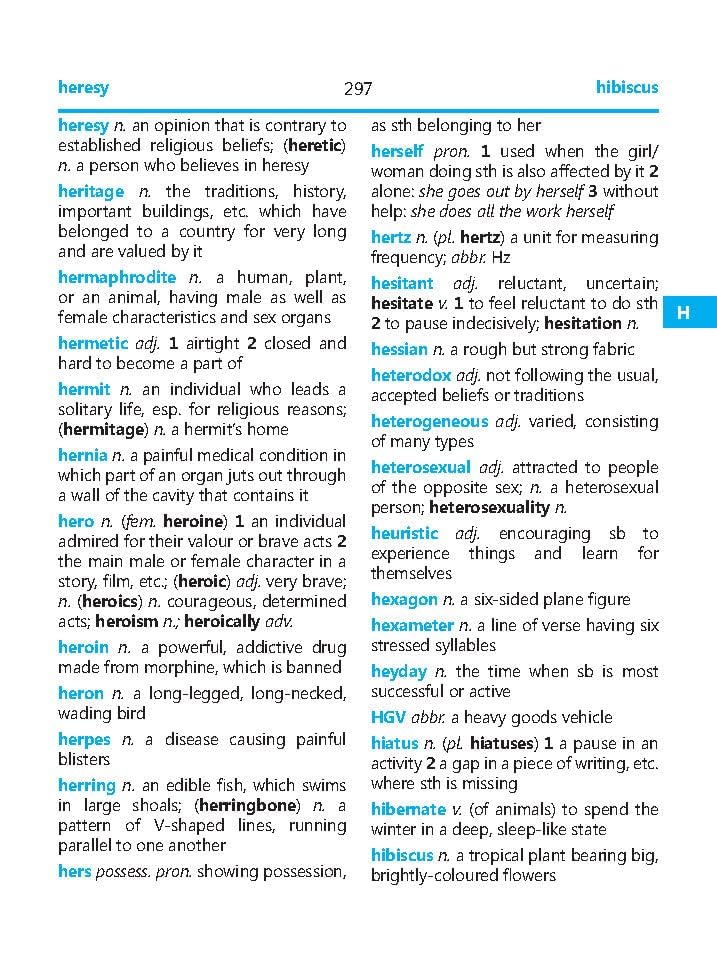 English Dictionary for Kids & Students | Mini Compact Edition | 768 Pages | Improves Vocabulary & Language Skills