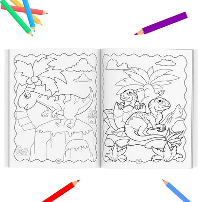 Dinosaur Colouring Book for Kids - Colouring Activity Book - Gift to children for painting, drawing and colouring - Age 2+ - Activity Colouring Book for Children