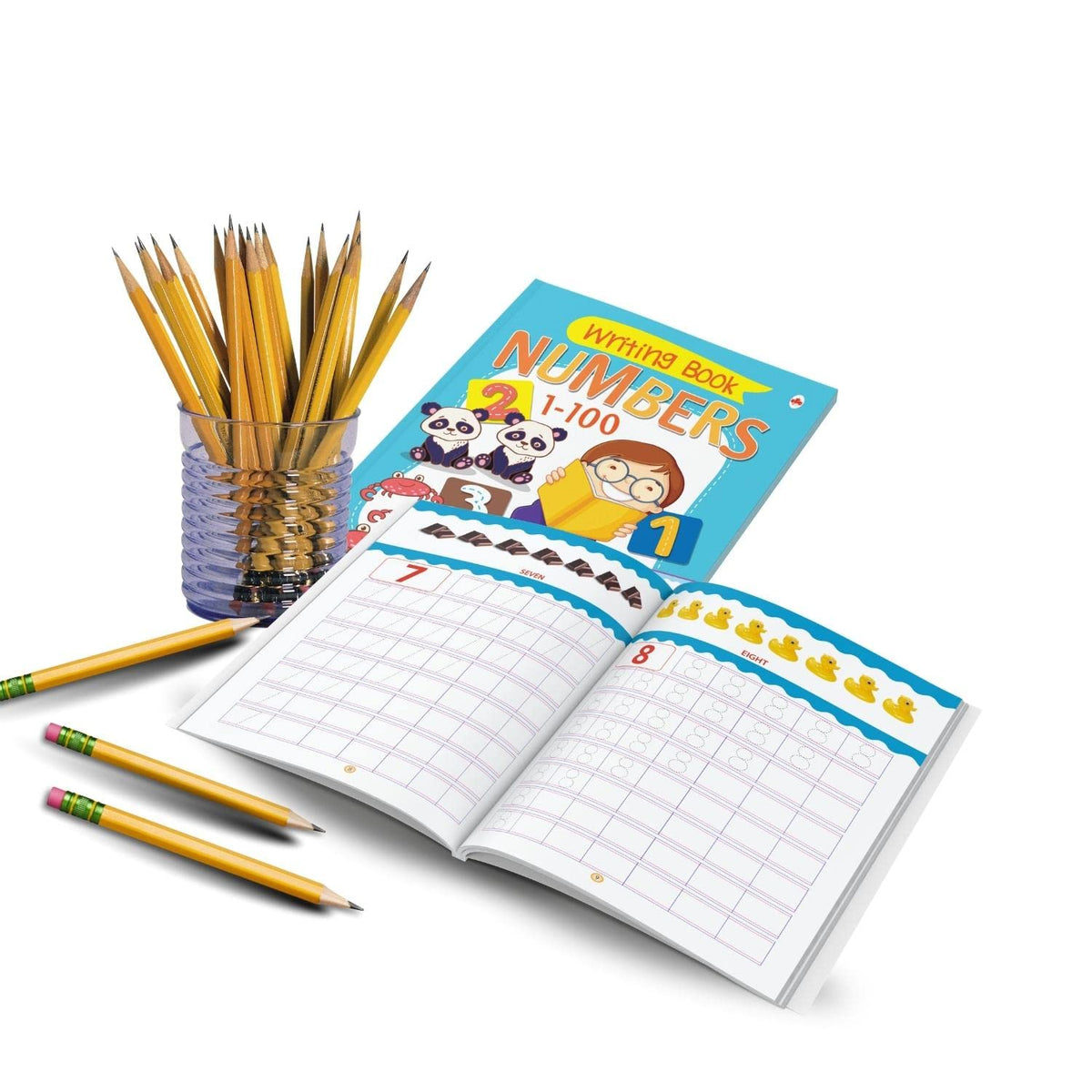 Numbers Writing Book 1-100 (Practice) - Learn and Practice - Numbers 1 to 100 - 2 to 5 Years Old Kids - Number Tracing Book - Learn Numbers - Writing Book for Toddlers, Nursery, Pre-School Children