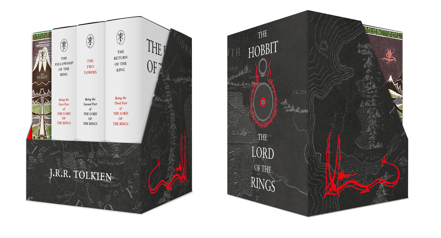 THE MIDDLE-EARTH TREASURY: The Hobbit & The Lord of the Rings [Boxed Set edition] book cover